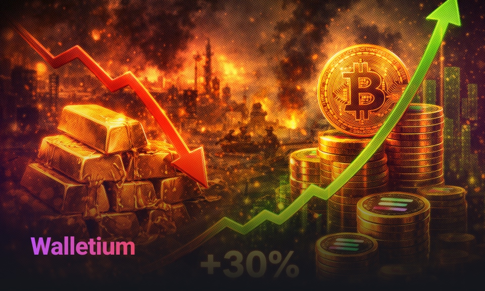 Golds Verlustserie trifft auf Bitcoins Comeback