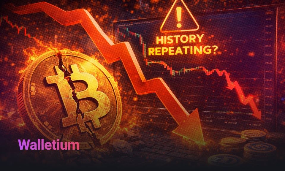 انهيار البيتكوين: التاريخ يشير إلى أن الانخفاض لم ينته بعد