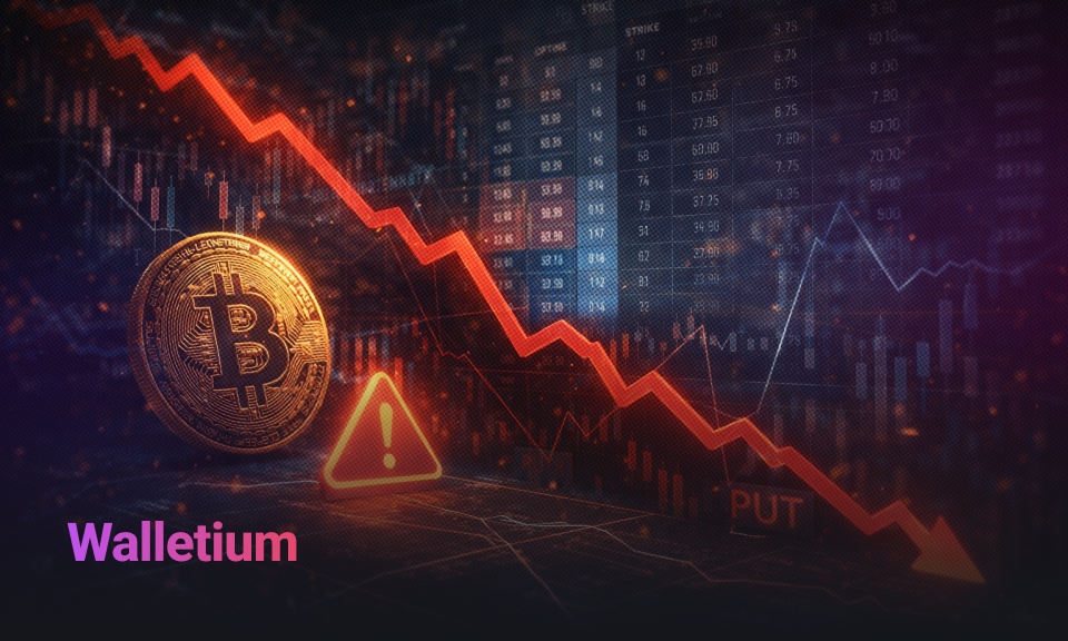 Bitcoin fällt, da der Optionsmarkt Vorsicht signalisiert