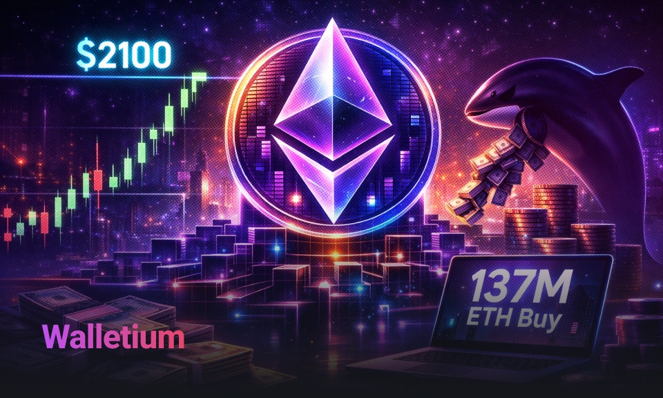 Ethereum Übersteigt 2.100 $ nach 137 Millionen $ Investition